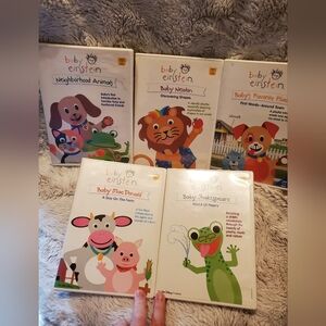 Baby Einstein set of 5 DVDs: MacDonald,Shakespeare,Newton,Favorite Places
